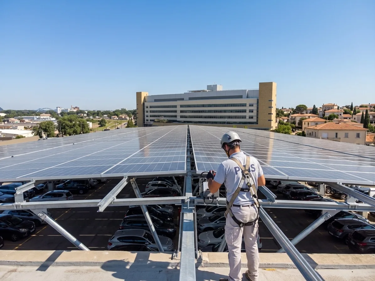 Ombrière photovoltaïque Ombrière photovoltaïque